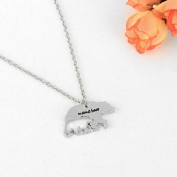Mama Bear" Charm necklace jewelry - Picture 3 of 8